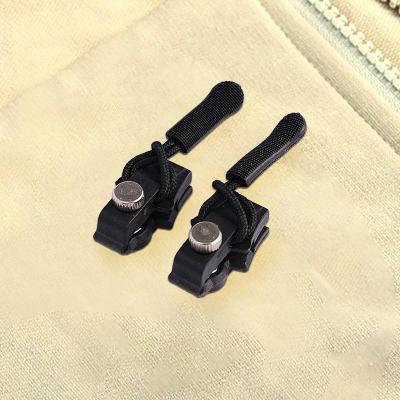 Universal Zipper Repairer Kit, 2pcs Universal Zipper Replacement Quick Install Detachable Pulls Zip Heads Coats, Jacket, Luggage, Zippers, Tents, Backpacks - Image 5
